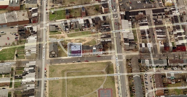 Aerial Photo - 1114-1118 Homewood Ave
