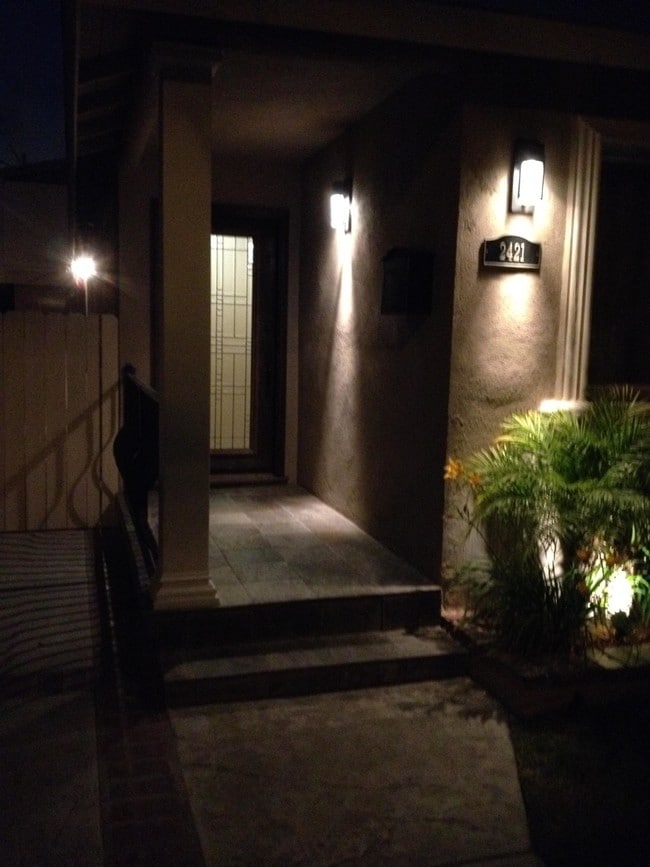 Front at night - 2421 Rockefeller Ln
