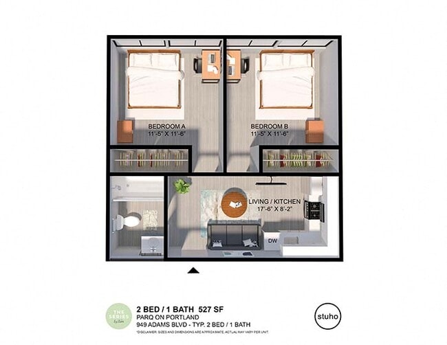 Floorplan - Parq on Portland