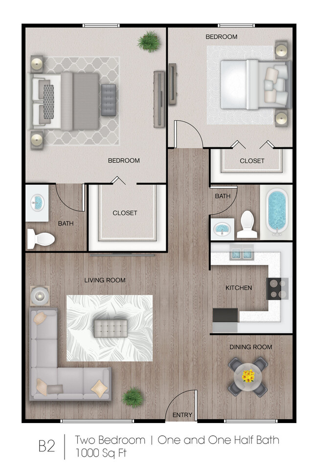 Floorplan - The Flats at Redstone