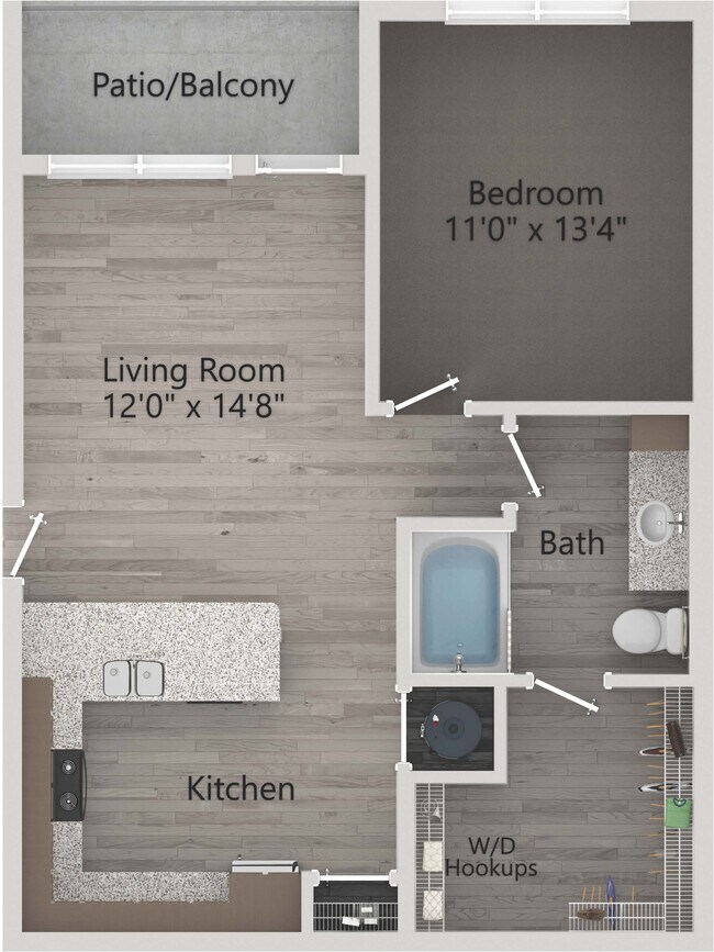 Floorplan - Southside Flats