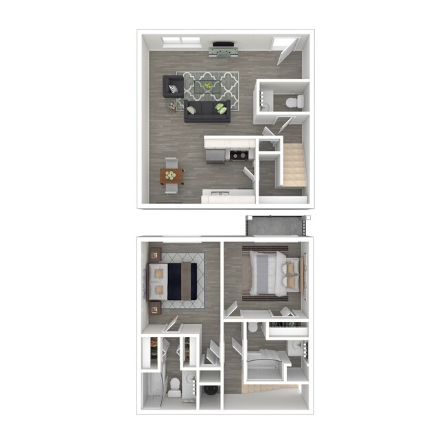 Floorplan - Lake Hefner Townhomes