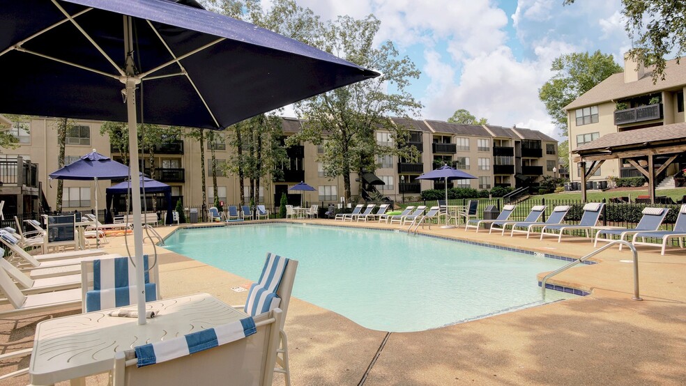 Large pool and sundeck - Forest Place