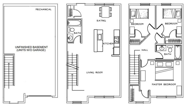 Floor Plan w/ no garage - Saddle Rock