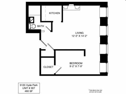 1BR/1BA - 5120 S. Hyde Park Boulevard