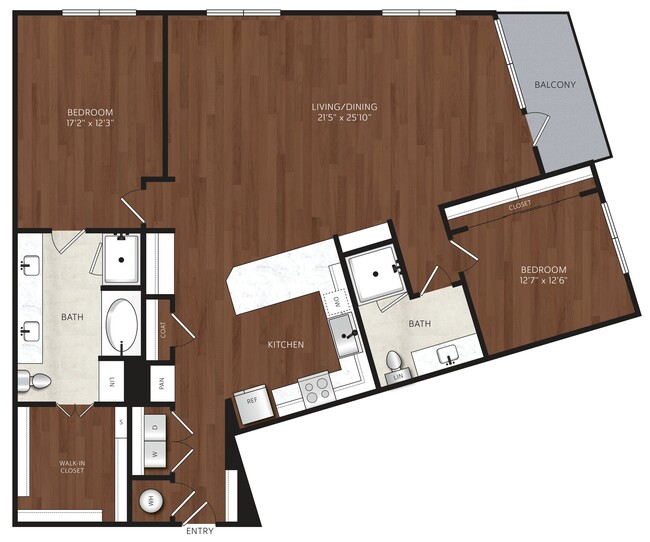 Floorplan - The Park at Katy Trail