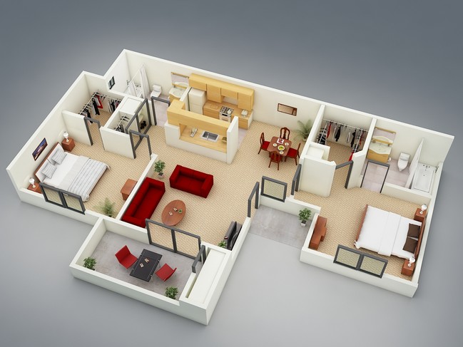 Floorplan - Mission Sierra Apartments