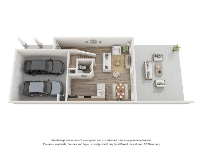3 Bedroom Floor Plan - Elio at Research Park