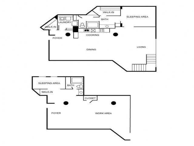 Floorplan - South Side on Lamar