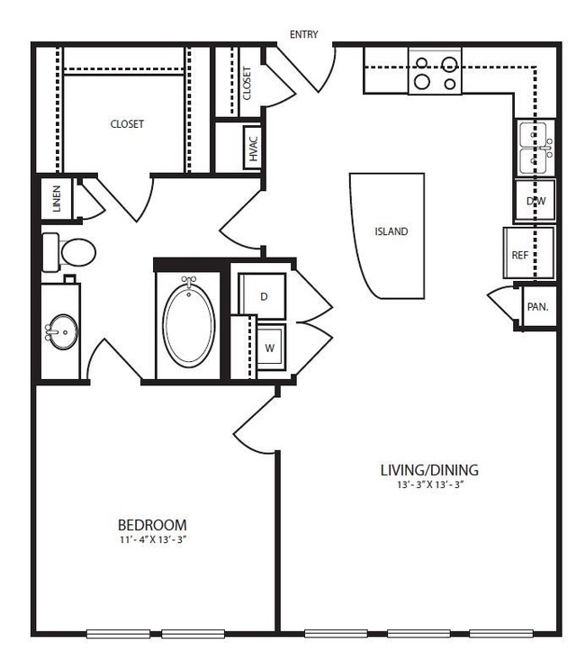 Landmark On Lovers - A4-1 - 1 Beds - 1 Baths - 765 Sq. ft. - Landmark On Lovers