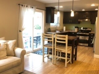 Kitchen with stainless steel appliances - 546 E Nichols Dr