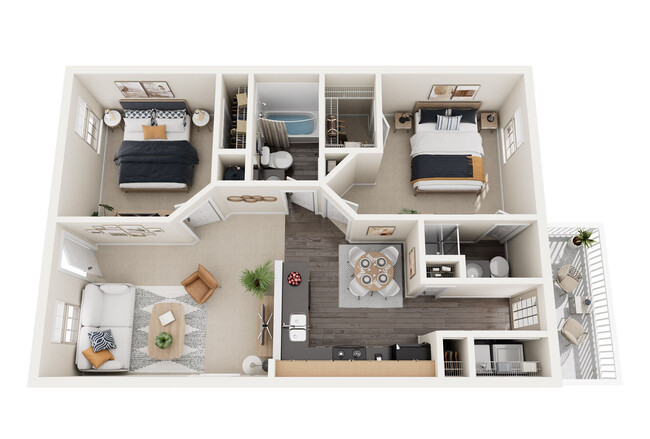 Floorplan - 150 West Apartments