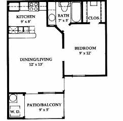 1BR/1BA - Canfield Lakes