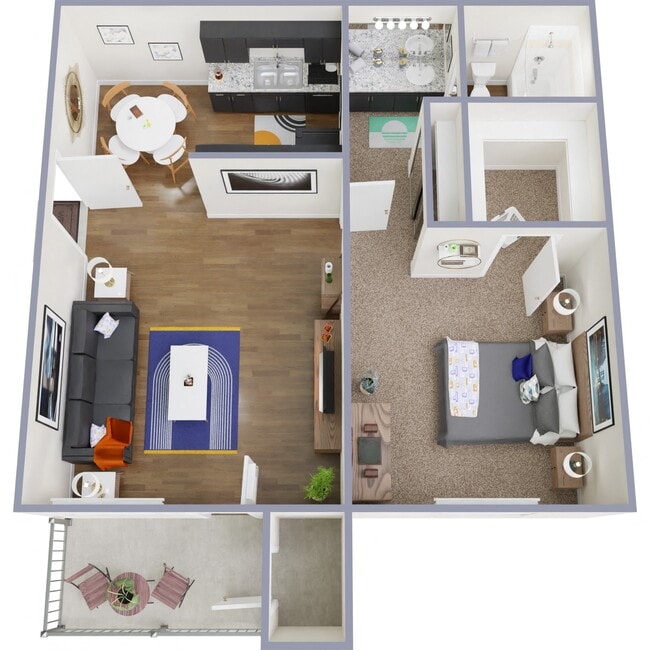 Floorplan - Fox Point Apartments
