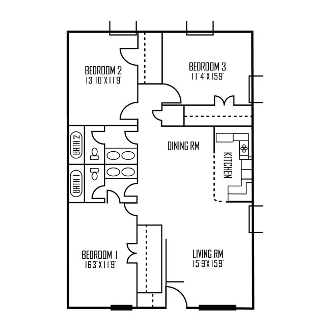 Floorplan - Polaris on the Park - Renovated Apartments...