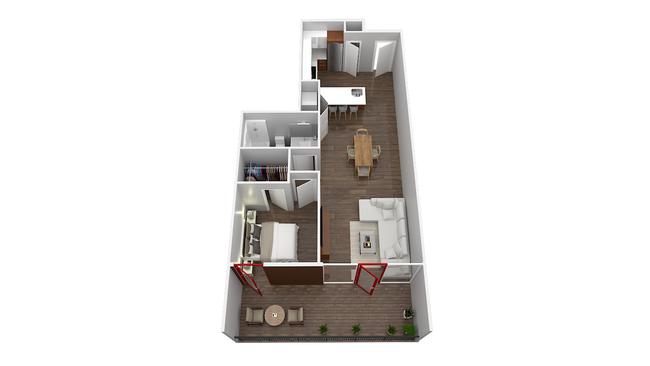 Floorplan - Flow Eastlake Apartments