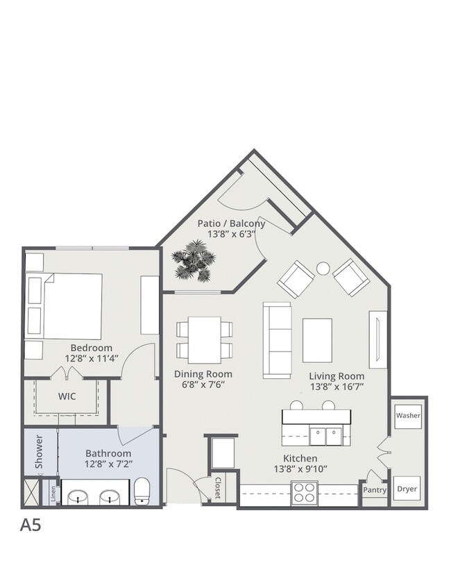 Floorplan - Atlas Point at Prestonwood, 55+ Apartments
