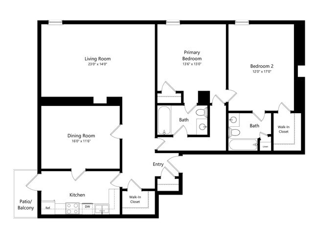 Floorplan - 1000 Green