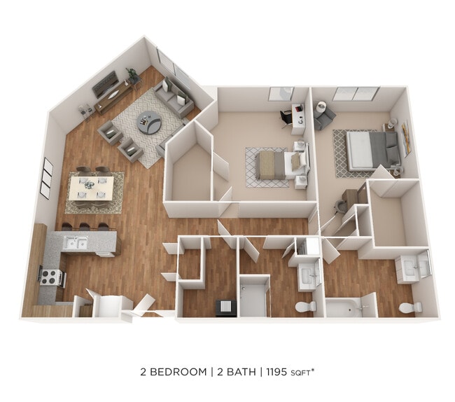 Floorplan - The Marquis at the Woods Apartment Homes