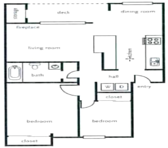 2BR/1BA - Springwater Trail Apartments