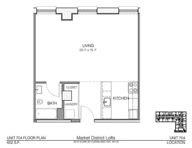 Floorplan - Market District Lofts