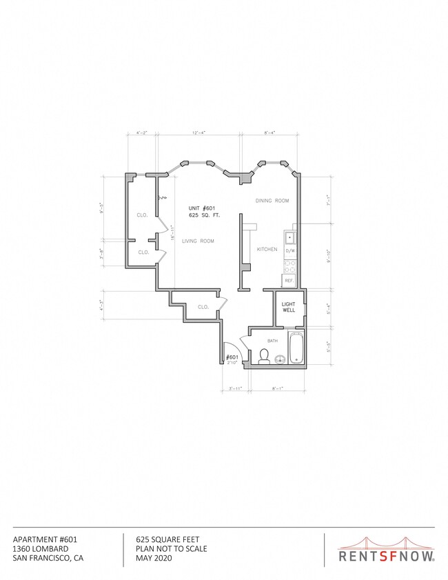 Floorplan - 1320-1380 Lombard