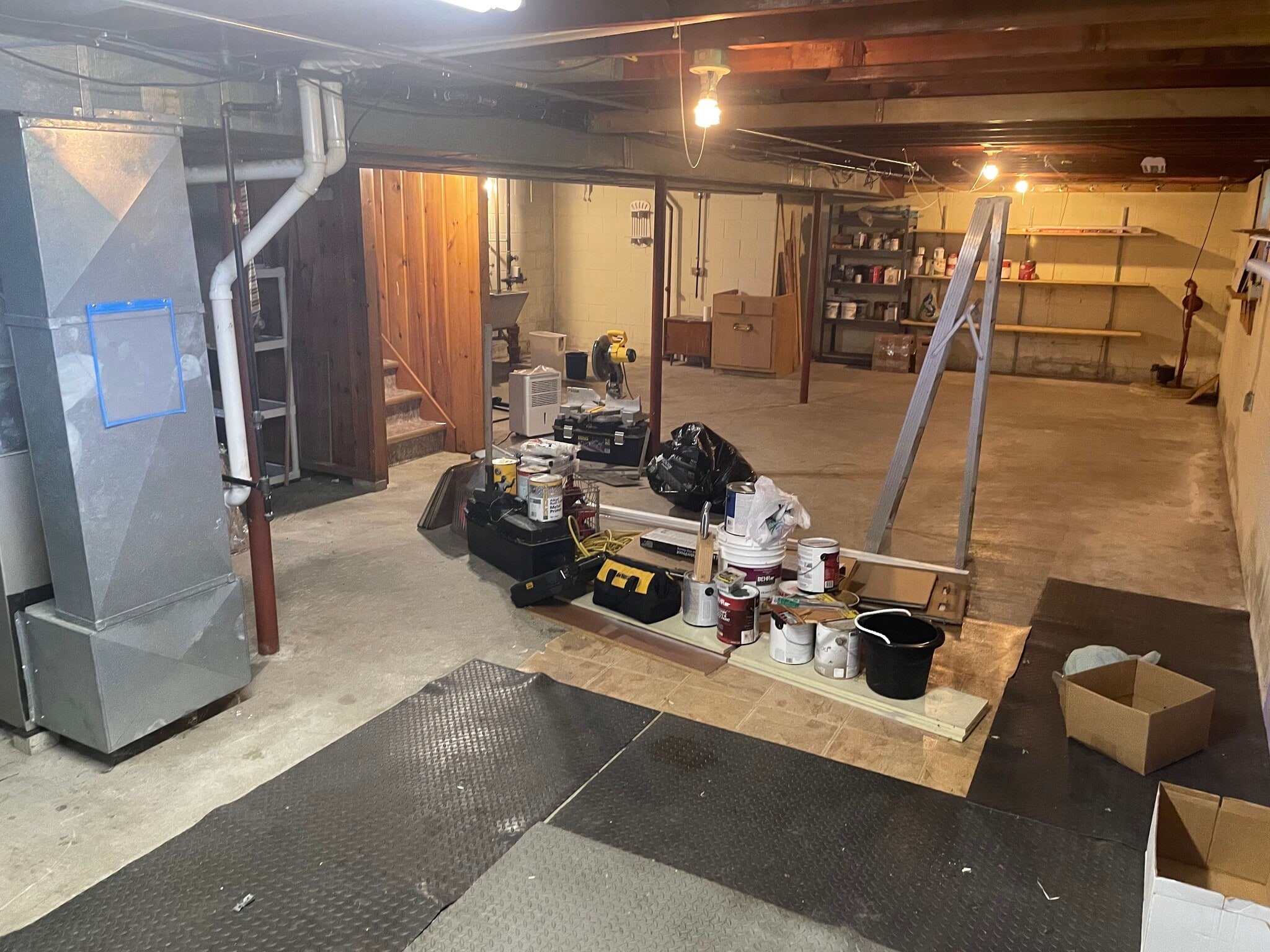 Basement with plenty of storage - 3860 S Whitnall Ave