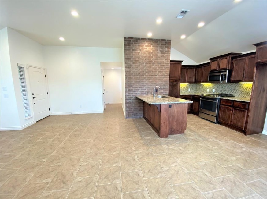 Open layout kitchen and living room - 2452 NW 190th St
