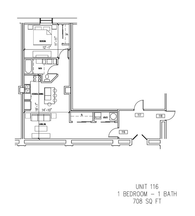 Unit #116 - B on Lindell