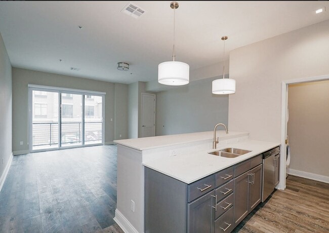 Living/Kitchen - The Flats on Archer - Discounted Rates on ...