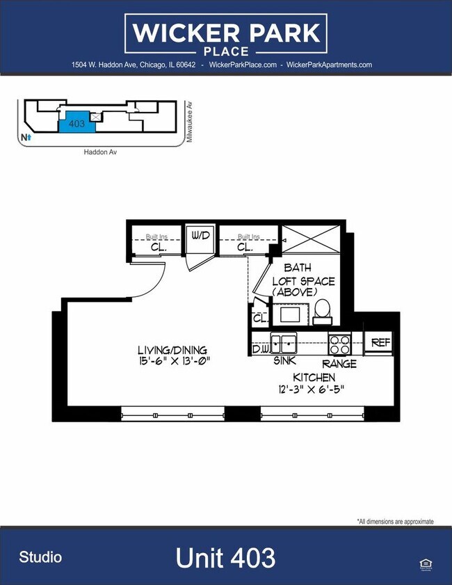 Building Photo - Brand New Studio in Wicker Park. 12' Ceili...