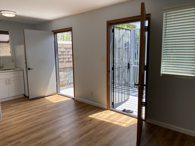 Split ac unit installed above front doors - 30 Ololi Pl