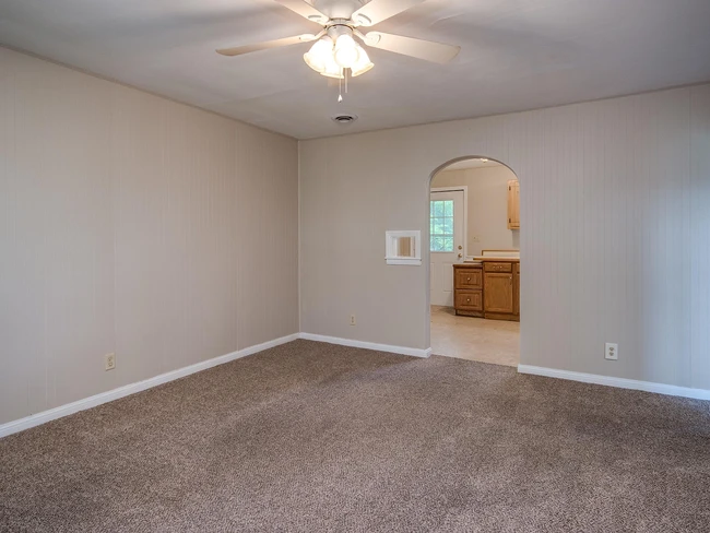 Living Room - now has woodgrain plank flooring - 2708 N Fremont Ave