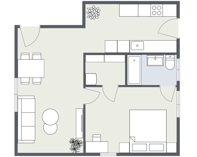 Floorplan - Longview Village Apartments