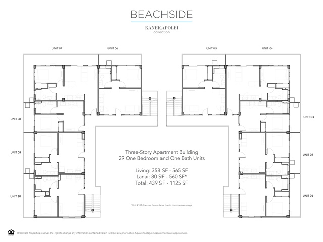 Kanekapolei Collection Beachside Floor plans - Kanekapolei Collection