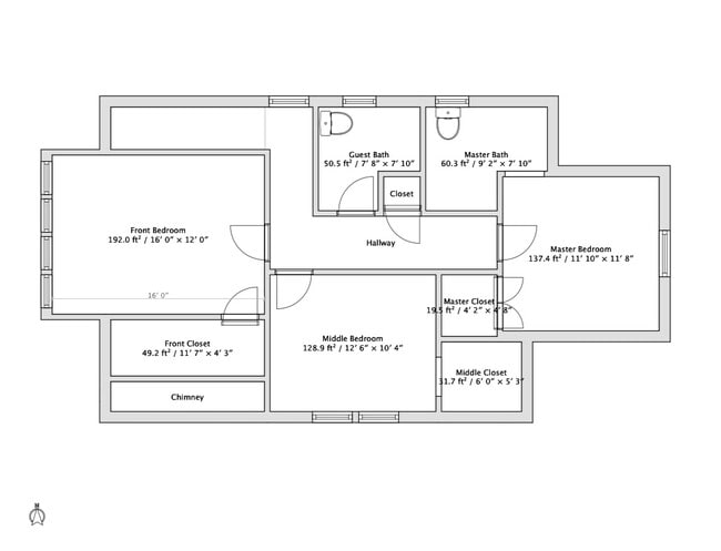 2nd Floor - 1178 Jefferson St