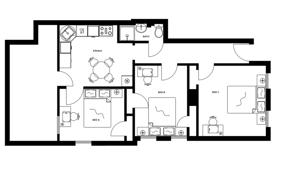 Building Photo - Room in Shared 3 bed/1 bath home