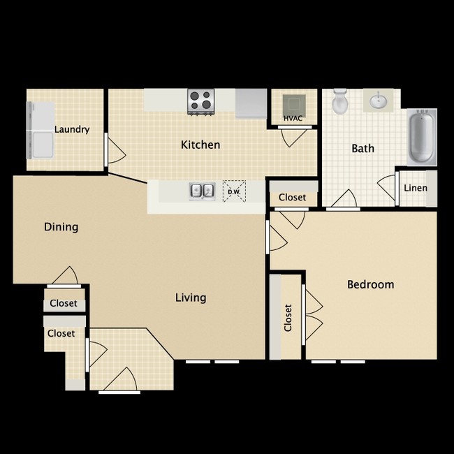 1BR/1BA - Willow Park