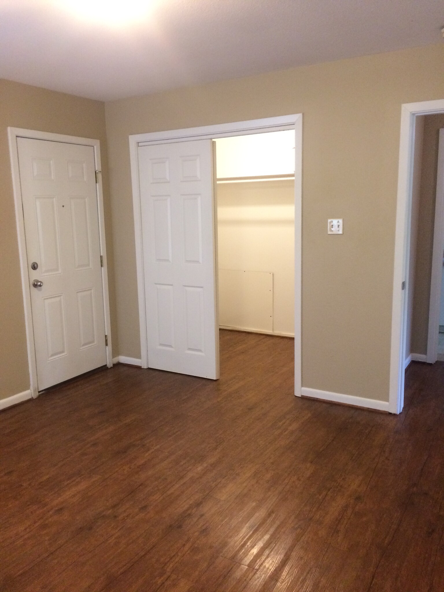 Bedroom has 2 huge walk-in closets - 205 Mitchell St