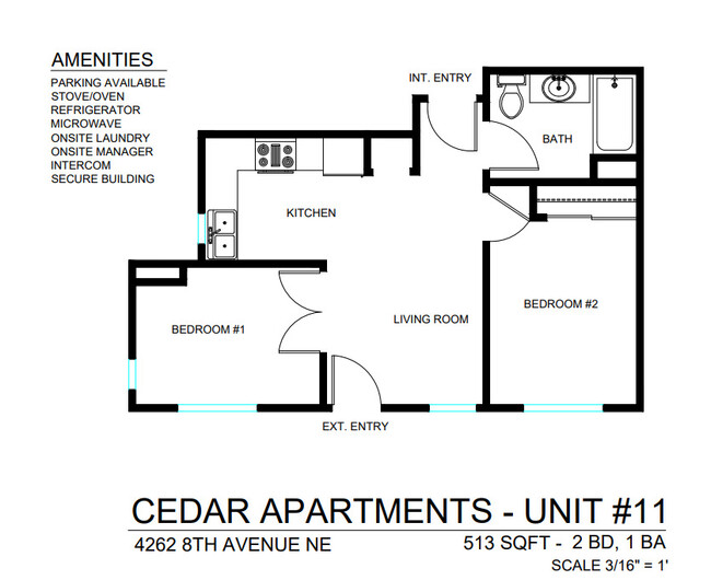 Cedar #11 - Blue Lake Apartments