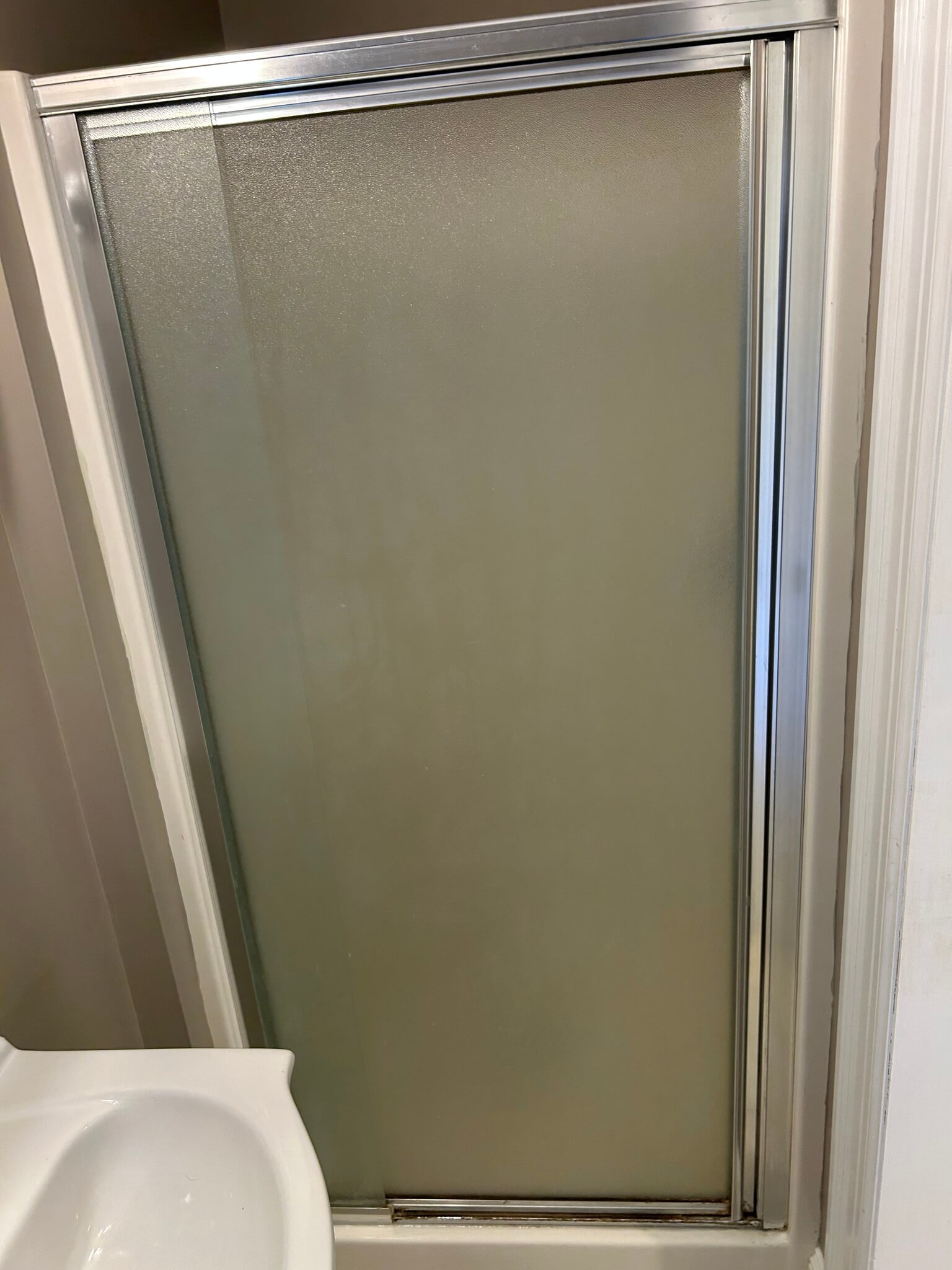 Shower door - 126 N College St