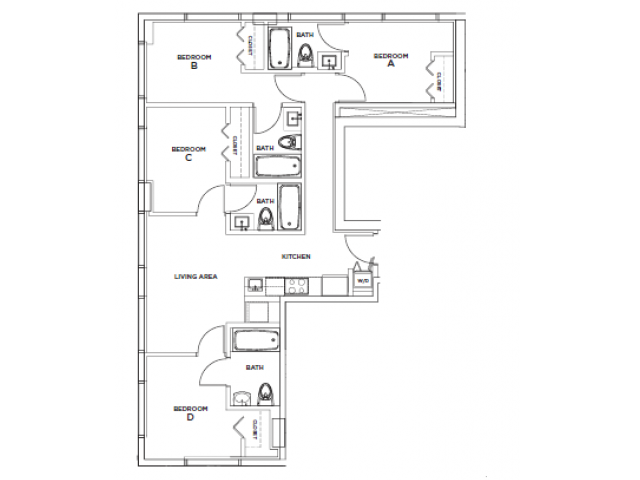 4A - The One at University City - Student Housing