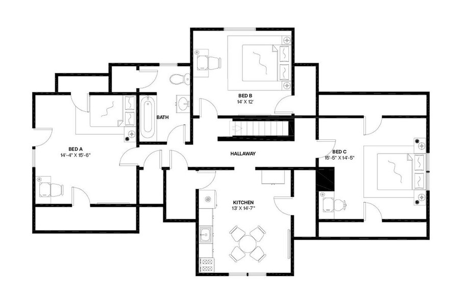 Building Photo - Private bedroom in 3 bed/1 bath Home
