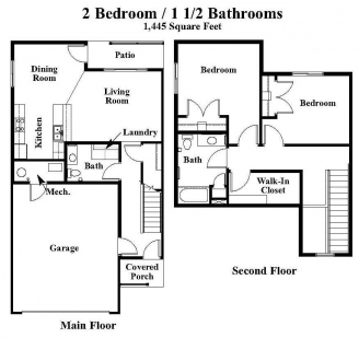 2BR/1.5BA - Morningside Townhomes