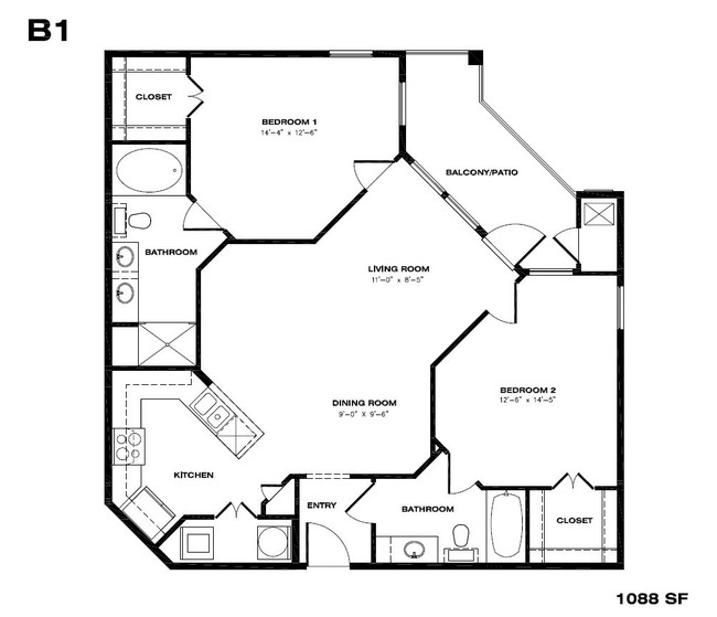 Unit B1 - Bay Vista Pointe Apartments