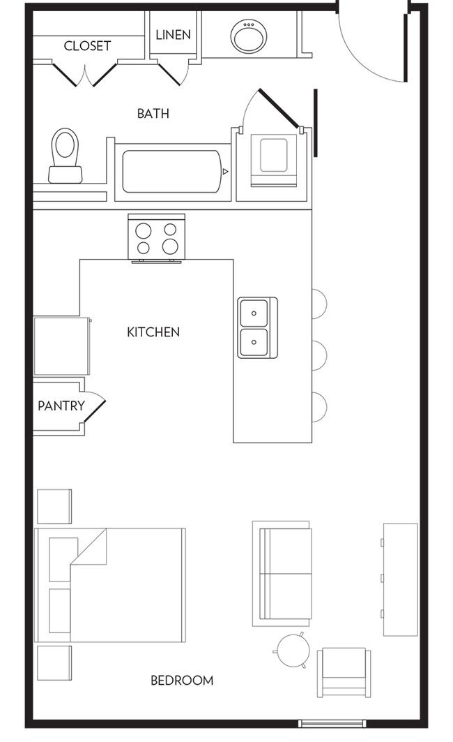 Floorplan - Rivera on Broadway Apartments