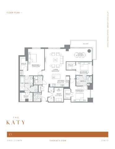 Floorplan - The Katy