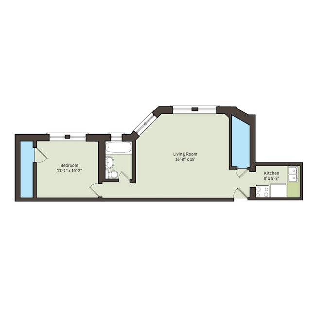 Floorplan - 5474-5480 S. Hyde Park Boulevard