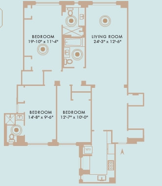 Floorplan - 845 W End Ave