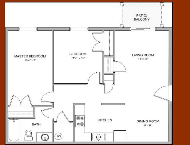 2BR/1BA - Mexico Meadows